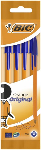 BiC Orange® Original długopis niebieski pouch 4 szt. BiC Orange® Original długopis niebieski pouch 4 szt.