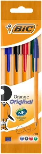 BIC Orange® Original długopis miks kolorów pouch 4 szt. BIC Orange® Original długopis miks kolorów pouch 4 szt.