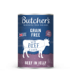 Butcher's Original Megapack Jelly, karma dla psa, mix smaków z wątróbką lub nerkami, kawałki w galaretce, 6x400 g