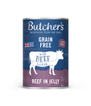 Butcher's Original Megapack Jelly, karma dla psa, mix smaków z wątróbką lub nerkami, kawałki w galaretce, 6x400 g