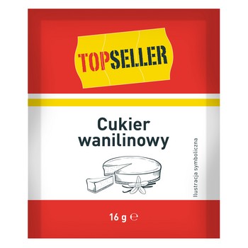 TOPSELLER Cukier wanilinowy 16 g TOPSELLER Cukier wanilinowy 16 g