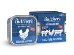 Butcher's Original Soczyste pasztety, karma dla psa, mix smaków z wątróbką lub nerkami, pasztety 4x600 g