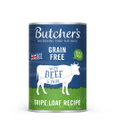 Butcher's Original Megapack Tripe, karma dla psa, mix smaków ze żwaczem wołowym, pasztety, 6x400 g