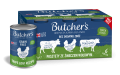 Butcher's Original Megapack Tripe, karma dla psa, mix smaków ze żwaczem wołowym, pasztety, 6x400 g