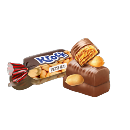 Krock. Cukierki z karmelem i orzeszkami arachidowymi 1 kg Krock. Cukierki z karmelem i orzeszkami arachidowymi 1 kg