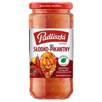Pudliszki Sos słodko-pikantny 480 g Pudliszki Sos słodko-pikantny 480 g