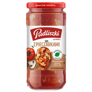 Pudliszki Sos z Pieczarkami 480 g Pudliszki Sos z Pieczarkami 480 g