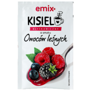 Kisiel z kawałkami owoców - błyskawiczny owoce leśne emix 30 g