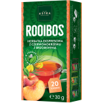 ASTRA ROOIBOS z brzoskwinią 20 torebek ekspresowa