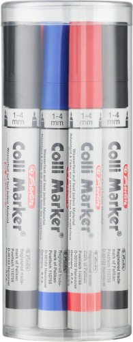Marker wodoodporny Herlitz mix kolorów 10 sztuk Marker wodoodporny Herlitz mix kolorów 10 sztuk