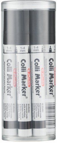 Marker wodoodporny Herlitz czarny 10szt Marker wodoodporny Herlitz czarny 10szt