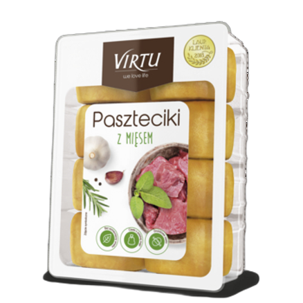 Paszteciki z mięsem Virtu 250 g Paszteciki z mięsem Virtu 250g