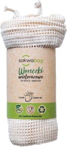 Woreczki wielorazowe rozmiar 25x30 zestaw 3 szt