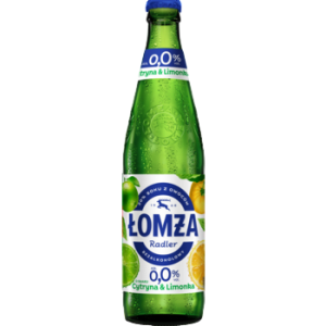 Łomża Radler Cytryna/Limonka 20% soku butelka bezzwrotna 500 ml