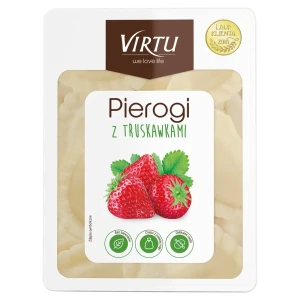 Pierogi z truskawkami Virtu 400 g