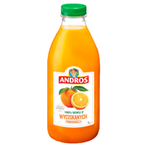 ANDROS Sok z pomarańczy wyciskanych 1l