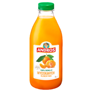 ANDROS Sok z klementynek wyciskanych 1 l