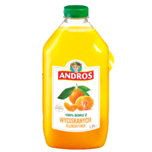 ANDROS sok z klementynek wyciskanych 1,5L