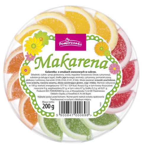 Makarena 200 g Pomorzanka Makarena 200g Pomorzanka