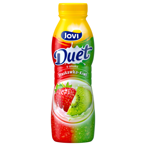 Jogurt pitny Jovi Duet truskawka i kiwi 350g