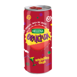 Hellena Oranżada czerwona w puszce 330 ml