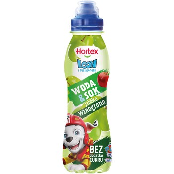 Hortex Leon i Przyjaciele napój jabłko, winogrono butelka aPet 400 ml 539315_0_1765229433930.jpg