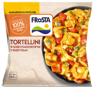 Mrożone Tortellini z warzywami w sosie pomidorowym Frosta 450 g