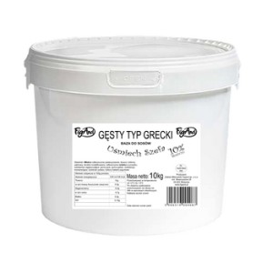 Gęsty typ grecki 10% 10 kg wiadro Figand