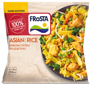 Mrożony Kurczak z ryżem po azjatycku Frosta 450 g