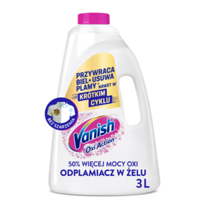Vanish Oxi Action White odplamiacz w żelu 3l