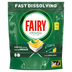 Fairy Original All In One Kapsułki do zmywarki Cytryna 71 szt.