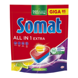 SOMAT Tabletki All in One Extra Lemon 85 szt. 1411 g