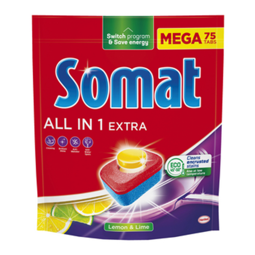 SOMAT Tabletki All in One Extra Lemon 75 szt. 1245 g 1768514330812-32426-3-msicki.png
