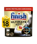 FINISH Kapsułki do zmywarki Ultimate Plus lemon 18 tabletek
