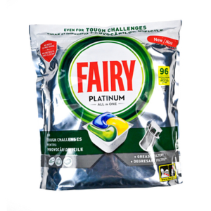 Fairy Kapsułki Do Zmywarki Platinum All in 1 Cytrynowe ( Lemon) 96szt.