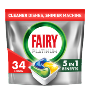 Fairy Platinum All In One Kapsułki do zmywarki Cytryna 34 szt.