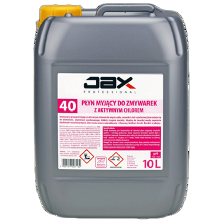 Profesjonalny płyn myjący do zmywarek z aktywnym chlorem Jax Professional "40" 10L 125735812%2F63248710%2F194795.png
