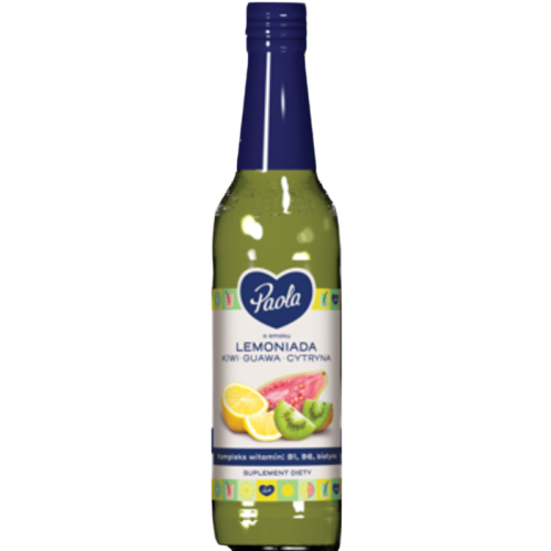 Paola Syrop o smaku lemoniady kiwi, guana i cytryna 430 ml 08c95e7c68dcc84c725fe592845f8fd8.png