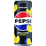 Pepsi Napój gazowany zero cukru o smaku cytrynowym 330 ml