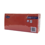 Serwetki 3 warstwowe 33x33cm czerwone Duni 250 szt.