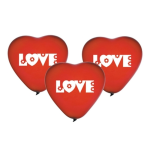 Balony Premium "Love", serca / 5 szt.