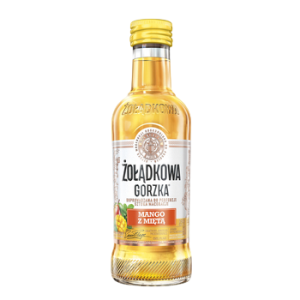 'Żołądkowa Gorzka Mango z miętą 25% 0,2L