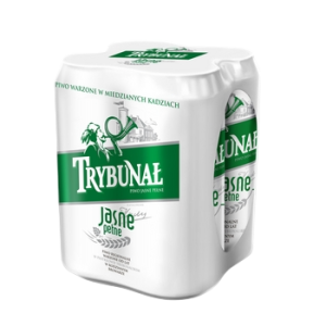 Piwo Trybunał Jasne Pełne 4x500ML Puszka