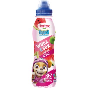 Hortex Leon i Przyjaciele Napój Woda + Sok jabłko, arbuz butelka aPet 400ml