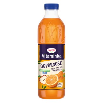 Hortex Vitaminka Odporność Jabłko, marchew, pomarańcza sok butelka Pet 1L 710806_0_1765229944735.jpg