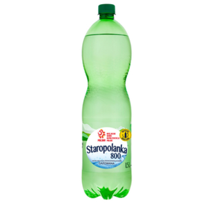 Staropolanka woda gazowana 1,5 litra DRS
