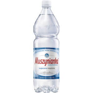 Muszynianka Woda mineralna gazowana, średnionasycona CO2 1,5l