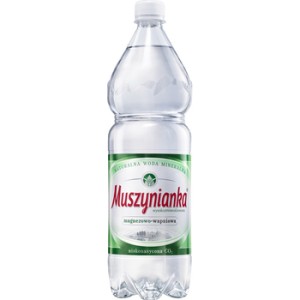 Muszynianka Naturalna woda mineralna częściowo odgazowana, wysokozmineralizowana, niskonasycona CO2 1,5 l