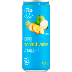 Kaucja Quality Food woda kokosowa z sokiem ananasowym 320ml