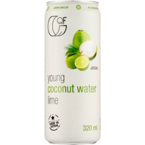 Kaucja Quality Food woda kokosowa z sokiem z limonki 320ml